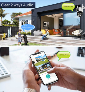 Cámara IP de seguridad inalámbrica para exteriores ICSEE, Audio bidireccional, almacenamiento Micro SD, IA inteligente, detección humana, cámara de red PTZ Wifi para interiores - Product Image 3