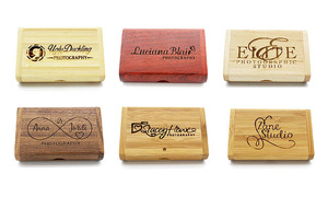 Quà Tặng Đám Cưới Hộp USB 3.0 Ổ Đĩa Flash Miễn Phí Logo Bằng Gỗ Ổ Đĩa Bút Tốc Độ Cao Memory Stick 64GB/32GB/16GB/8GB/4GB Năng lực Thực Sự - Product Image 3