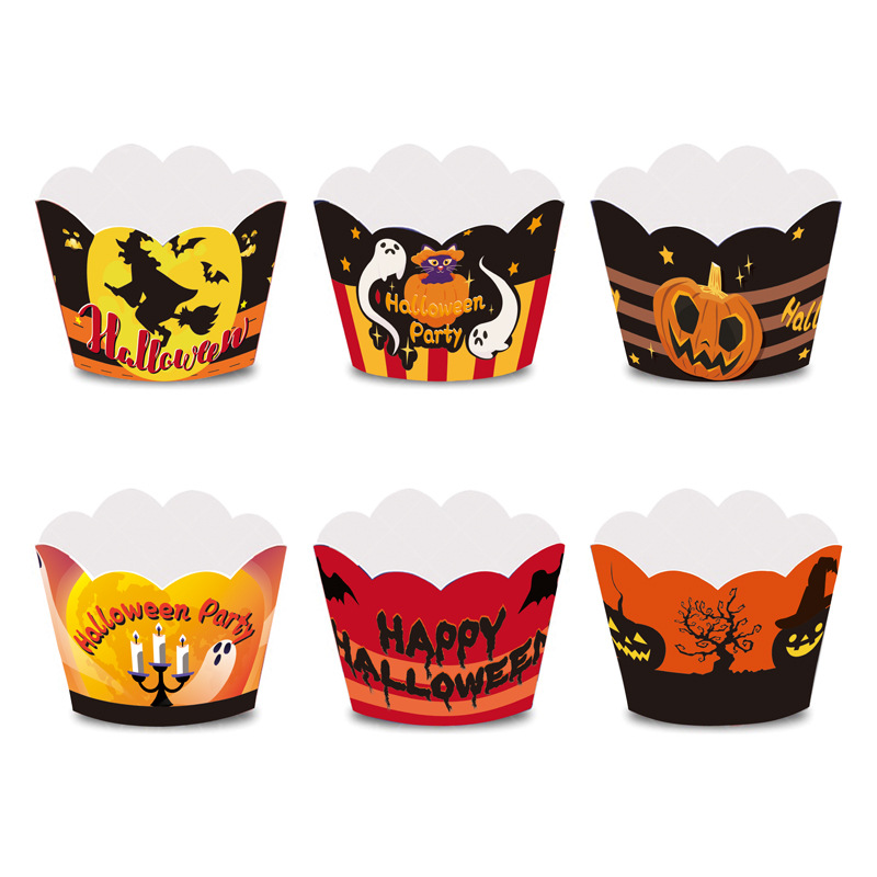 Halloween cake border design A
