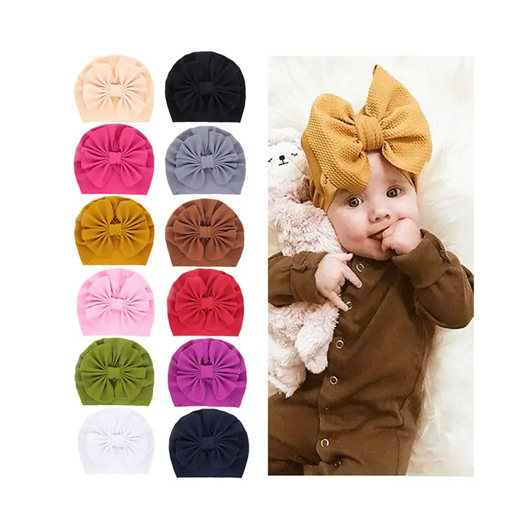 Accesorios coreanos para el cabello para bebés, turbante unisex
