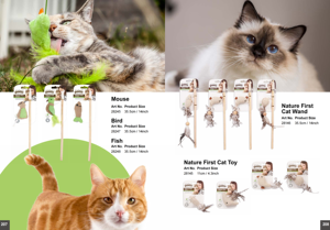 2024 Pawise juguetes interactivos para gatos, varita de gato de peluche, juguetes de cuerda, pluma brillante, resorte, palo de teaser para gatos para mascotas jugando con hierba gatera - Product Image 6