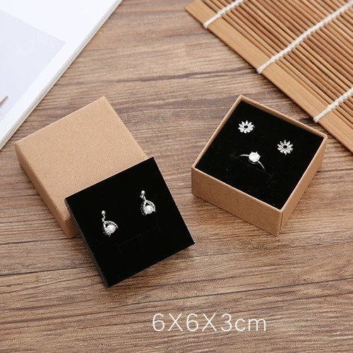Brown 6x6x3cm for earring