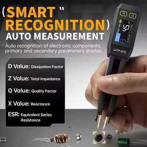 FNIRSI LCR-ST110KHz LCR Meter Tweezer, Mini Smart SMD Tester, riconoscimento automatico dei componenti analisi elettronica - Product Image 4