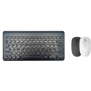 Wireless <strong>Keyboard</strong> BT 2.4G <strong>Keyboard</strong> Office Chocolate Keycap, Compact Layout Computer Wireless <strong>Keyboard</strong> - Product Image 1