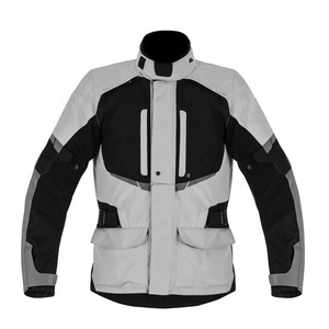 Custom Made Cordura tekstil su geçirmez Touring ceket, erkekler motosiklet macera süvari ceketi CE zırhlı takviyeli Touring ceket