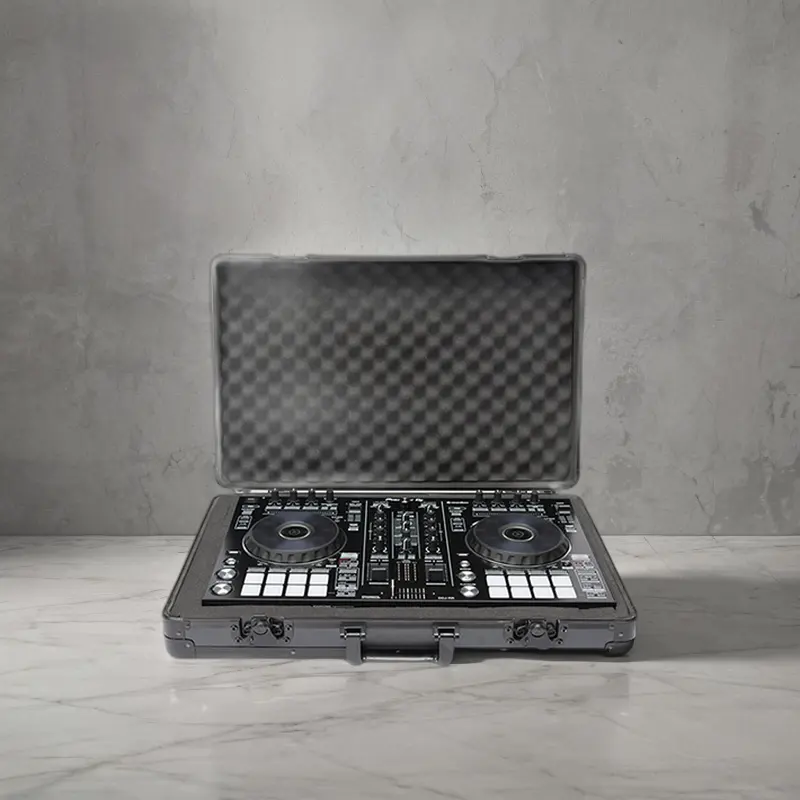 Caixa de alumínio para equipamentos de estação de trabalho de DJ com suporte OEM/ODM Caixa de voo para DJ Rack Controlador Mixer