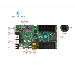 WIFI asincrono Full-Color LED Controller Video C16L per p2 p2.5 p3 p3 rgb modulo led Huidu HD-C16L sostituire HD-C16C - Product Image 3