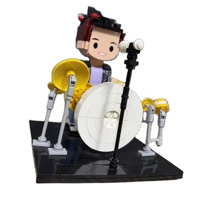 吉仔儿童定制礼品DIY积木塑料动作人物玩具造型定制玩具礼品 - Product Image 4