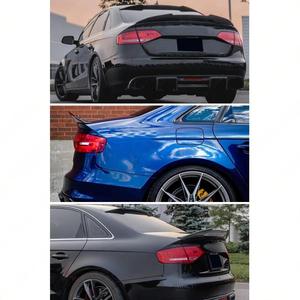 Nieuwe Grote V-Vormige Koolstofvezelbumper Voor <span class=keywords><strong>Audi</strong></span> A4 B8 (2008-2012)-Glanzend Zwart Zelfklevend 1 Jaar Garantie Parkassistensor - Product Image 5