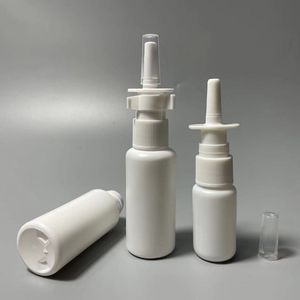 5ml 10ml 15ml 20ml 30ml HDPE katı beyaz boş plastik burun Tanners kullanılan sprey Mini burun sprey şişesi ile 18/410 ince sis püskürtücü - Product Image 1
