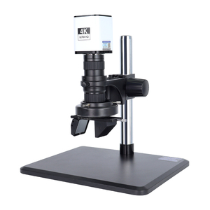 Anillo de objetivo Binocular Montaje Luz Trinocular 4K Usb Lente de cámara Video Joyería Microscopio digital Electrónica - Product Image 1