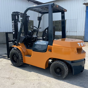 中古トヨタFD30フォークリフトカーゴハンドラーディーゼル良い状態最高のサービス中古トヨタ30 Forkliftminiトラクター