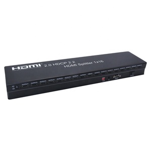 Xput 4K 1 <strong>Input</strong> 16 <strong>Output</strong> <strong>hdmi</strong> <strong>Switch</strong> Splitter 1x16 16-Port <strong>HDMI</strong> 2.0 Splitter 1 in 16 Out Support Edid Management 4K 60Hz