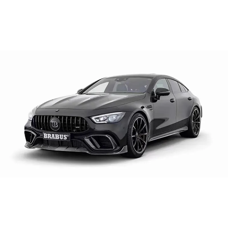 سيارات ودراجات بخارية-leonde, تصميم حديث لسيارات مرسيدس بنز AMG GT50 GT53 GT63 ترقية Brabu s GT800 طقم هيكل من ألياف الكربون الجبهة الشفاه Tuyere المصد الخلفي Tuyere