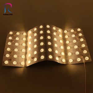 แผ่นไฟ LED 72ดวงแบบยืดหยุ่นได้ไฟ LED 24V รับประกัน5ปีแผ่นไฟ LED แบบ SMD2835 - Product Image 3