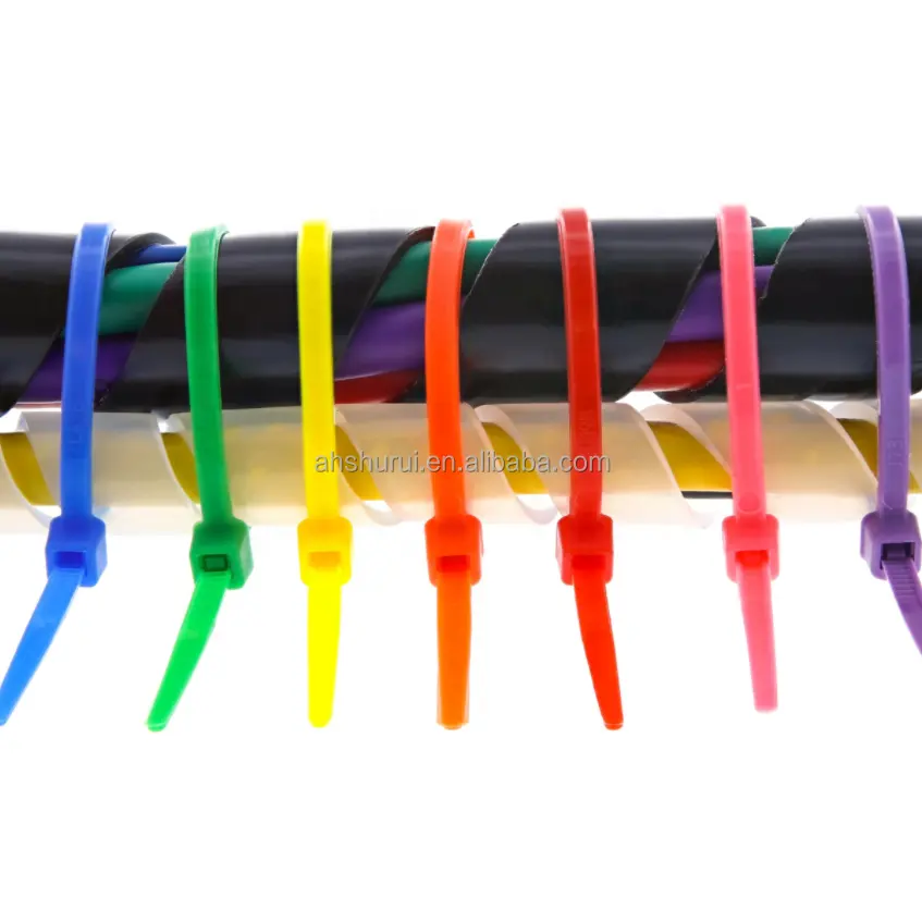 Пластиковая нейлоновая кабельная стяжка