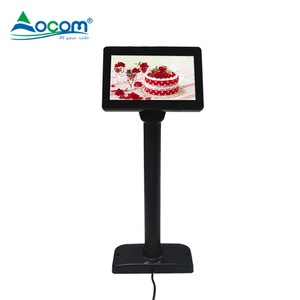 LED701 OCOM 7 Inch TFT-LCD Touch Monitor Pole <strong>Display</strong> with Image or Video Storage and Show Function - Product Image 2