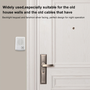 Nuevo diseño de calidad superior intercomunicador casa Interphone de Audio timbre/Audio Doorphone sistema w/t desbloquear/2-forma de intercomunicador funciones