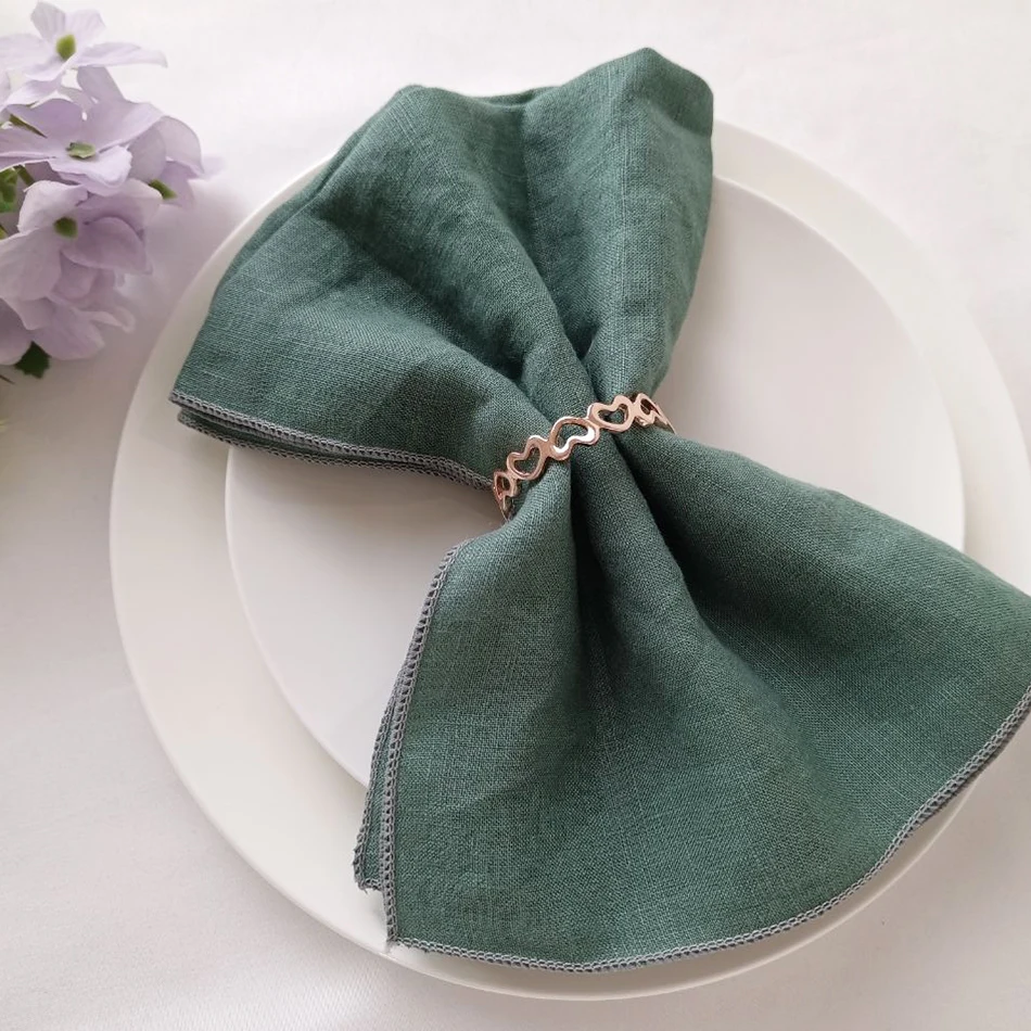 6pcs dark green