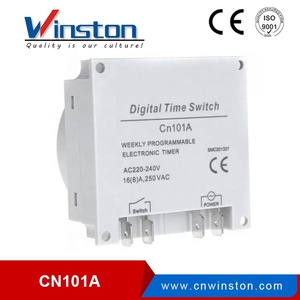 Programmier barer digitaler LCD-Timer-Relais schalter mit Abdeckung CN101A DC 12V 16A