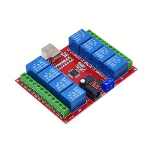 5V 12V 1 2 4 8 canali relè USB interruttore di controllo programmabile Computer di controllo per Smart Home PC Controller intelligente - Product Image 4