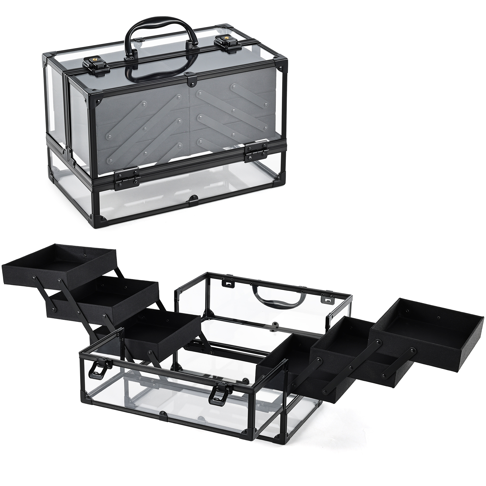 Noir avec 6 plateaux