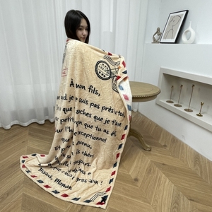 クリスマスのお祝いのギフト毛布のためのプレミアム品質のカスタマイズされたパターンのデジタルプリント毛布 - Product Image 3