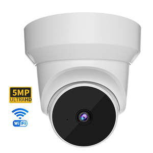 Sistema de seguridad para el hogar V380, cámara domo WiFi inalámbrica de 5MP, visión nocturna automática, instalación PTZ al revés, cámara CCTV IP - Product Image 1