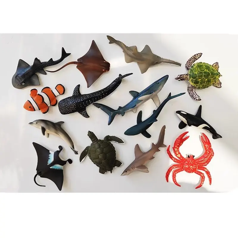 Cadeau souvenir d'aimant de réfrigérateur 3d en polyrésine de conception de poisson personnalisée, aimants en résine 3d pour tableau blanc de bureau, décorations de cuisine