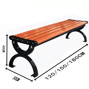 Chất Lượng Cao Rắn Kết Nối Slatted Công Viên Băng Ghế Dự Bị Với Mạnh Mẽ Tay vịn Thiết Kế Hiện Đại Ngoài Trời Thép Vườn Băng Ghế Dự Bị Bằng Gỗ Vật Liệu Kim Loại - Product Image 6