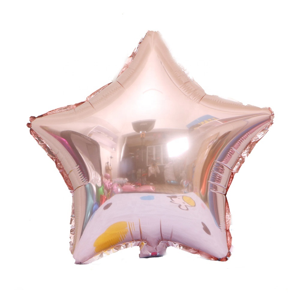 18 inch rose gold star balloon