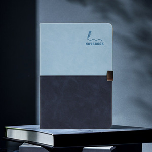 Cuaderno personalizable A5 Business con hebilla, PU, costura, bloque de color, diario, estilo impreso con logotipo corporativo - Product Image 4