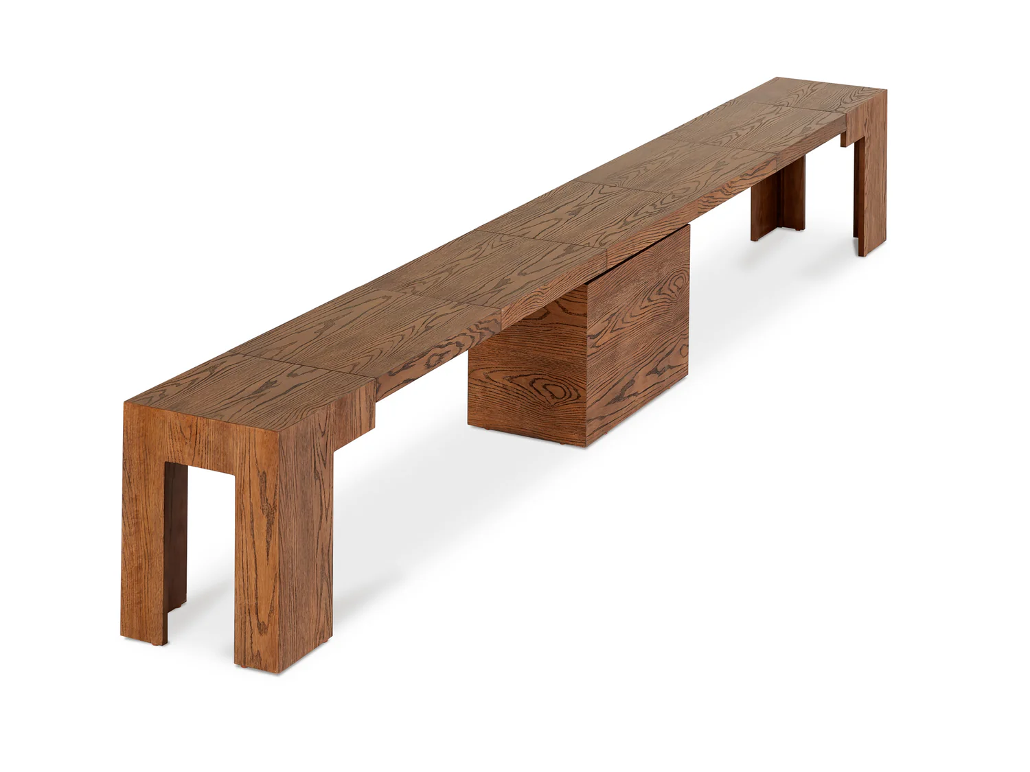 Banc couleur noyer