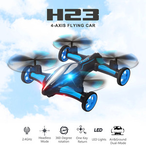 HOSHI JJRC H23 Drone 2.4G 4CH 6-Axis Gyro Air-Ground Car RC Drone <strong>RTF</strong> Quadcopter with 3D Flip One-key Return Headless Mode - Product Image 3