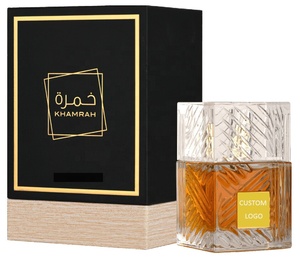 <strong>100</strong> ml Spray <strong>Perfume</strong> Bottle Manufacturing with Fine Spray Mist Big square Cap - Product Image 2