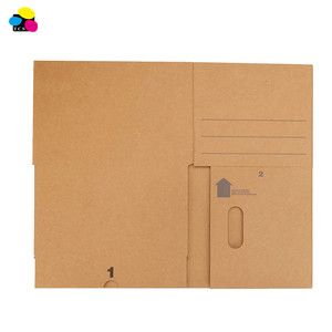 16.2由12.5 10.5英寸天然瓦楞纸板信/法定存储文件箱，带提离盖 - Product Image 5