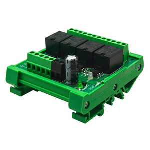 Módulo de control de relé CC de 4 canales, placa amplificadora de salida vplc con aislamiento de optoacoplador, 3,3 v/5v/12v/24v - Product Image 3