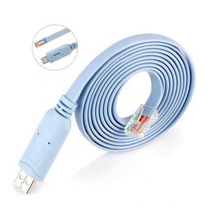 Usb to RJ45 FtdiFt232rlコンソールルーター制御ケーブルスイッチシリアルポートRS232制御変換ケーブル - Product Image 1
