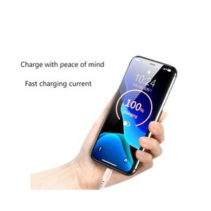 สายชาร์จ USB แบบ3-in-1สำหรับโทรศัพท์คอมพิวเตอร์ดาต้าใช้กับหูฟังได้ปรับแต่งได้ - Product Image 2