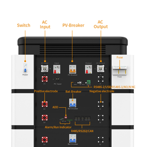 UPS 15kWh 80kWh堆叠LiFePO4内置逆变器电池组住宅备用电站 - Product Image 6
