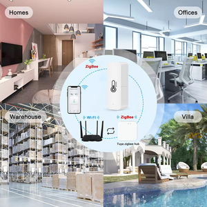 Tuya Zigbee/ WiFi Sensor inteligente de temperatura y humedad higrómetro interior aplicación remota monitoreo en tiempo Real funciona con Alexa Google - Product Image 6