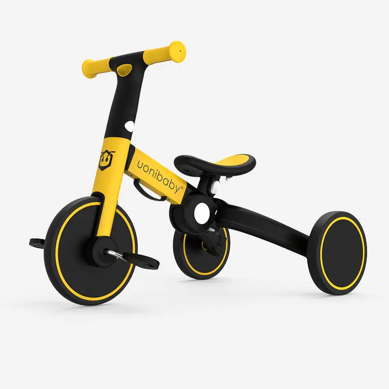 Uonibaby จักรยาน4-In-1ปรับได้,สมดุลรถเด็กจักรยานสามล้อเด็ก