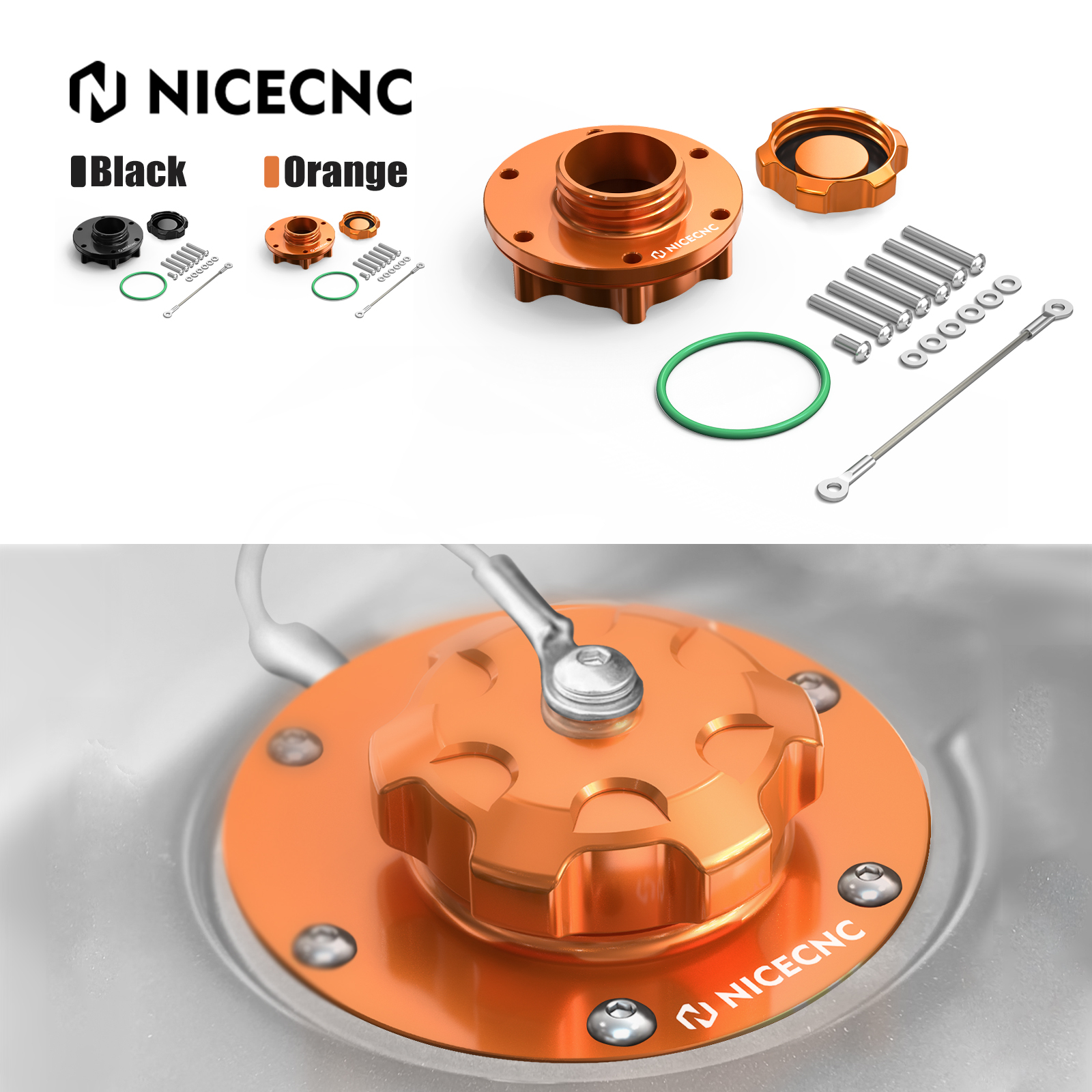 Kit bouchon de remplissage de carburant 13211934