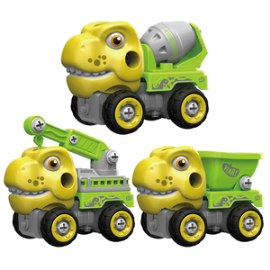 子供のための熱い販売DIY組み立て分解エンジニアリング車恐竜セット建設トラックRCおもちゃ