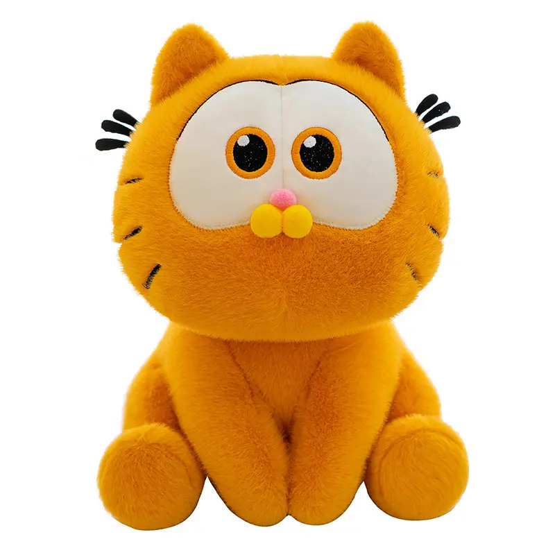 Muñeca de gato Garfield, tigre sentado, mascota de peluche, almohada de juguete, muñeco de peluche, regalo de cumpleaños para niños, muñeca de garra, lote de redención