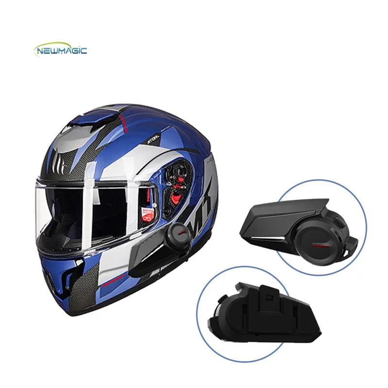 Beste Quelle Gute Qualität Motorrad Bluetooth 5.1 F8 Bluetooth-Kommunikation system Motorrad-Headset