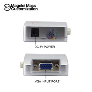VGA至RCA适配器复合VGA至视频S-视频转换器，适用于高清电视显示器笔记本电脑VGA输入至影音输出转换器 - Product Image 5