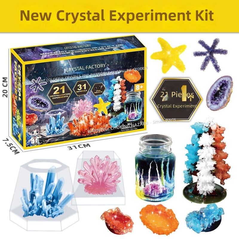 chemistry experiment kit-21 new crystal-forming experiment kit