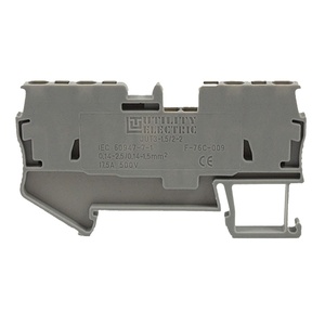 UTL UL,CE,TUV 1,5mm QUATTRO Conexión de jaula de resorte de alimentación Conector de bloque de terminales de carril Din - Product Image 3