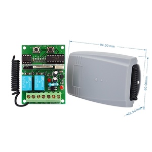 Ricevitore a relè RF con interruttore telecomando Wireless compatibile con marca universale 433MHz con grande memoria